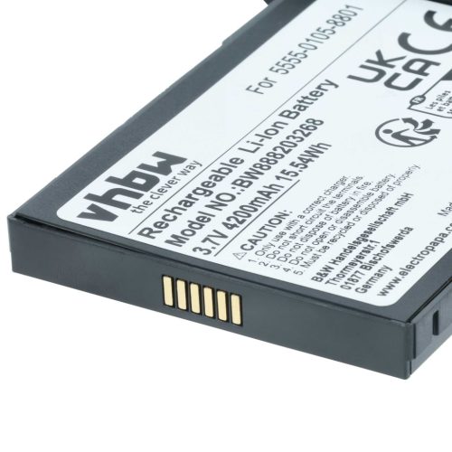 VHBW Kézi számítógép akkumulátor NCR Orderman 5555-0105-8801 - 4200 mAh 3,7 V Li-Ion