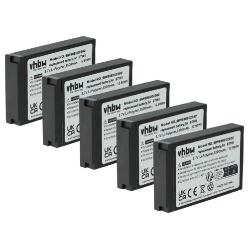 VHBW Handheld Computer Battery BTY61 - 3800 mAh 3.7 V Li-Polymer