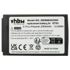 VHBW Handheld Computer Battery BTY61 - 3800 mAh 3.7 V Li-Polymer