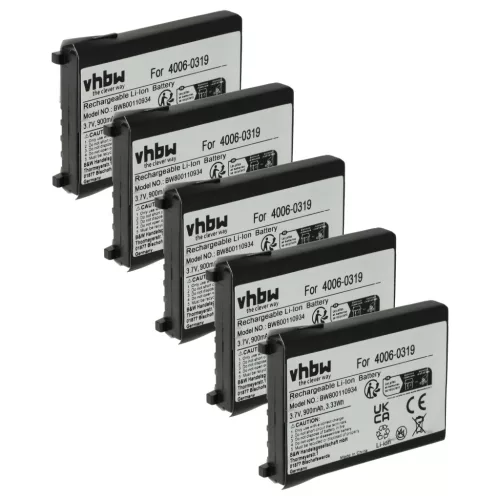 VHBW Akku Datalogic 95A201004 Ersatz - 900 mAh 3,7 V Li-Ion