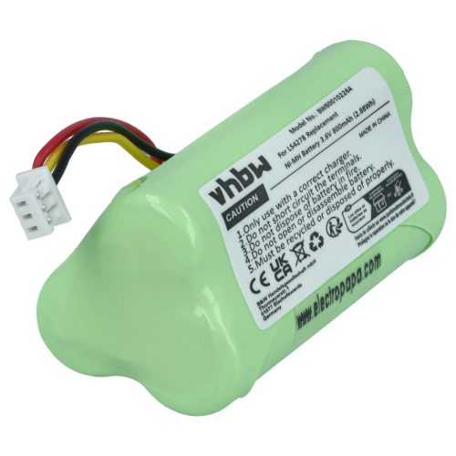 VHBW Battery Symbol 82-67705-01, BTRY-LS42RAAOE-01 - 800 mAh 3.6 V NiMH