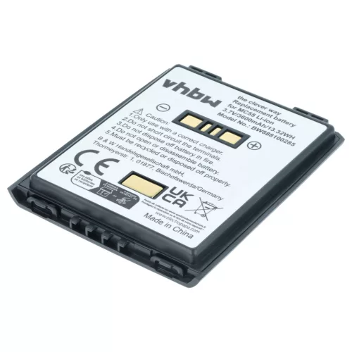 VHBW Mobile computer battery BTRY-MC55EAB02, 82-111094-01, U60493 - 3600 mAh 3.7 V Li-Ion