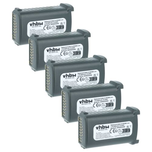 VHBW Handheld Computer Battery 21-65587-02, 21-65587-01, 21-61261-01 - 2600 mAh 7.4 V Li-Ion