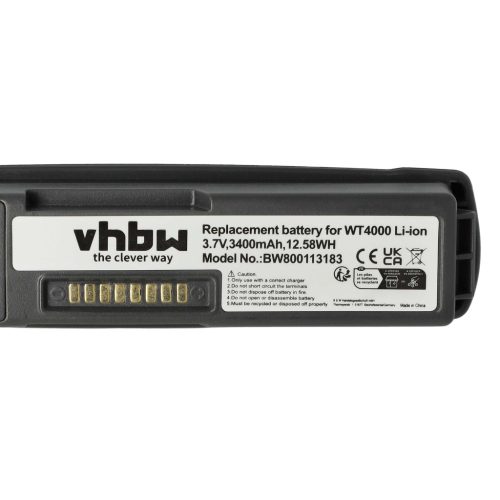 VHBW Battery Symbol 55-000166-01, 82-90005-03 - 3400 mAh 3.7 V Li-Ion