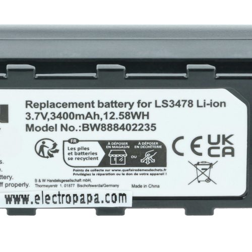 VHBW Akku Motorola 21-62606-01 Ersatz - 3400 mAh 3,7 V Li-Ion