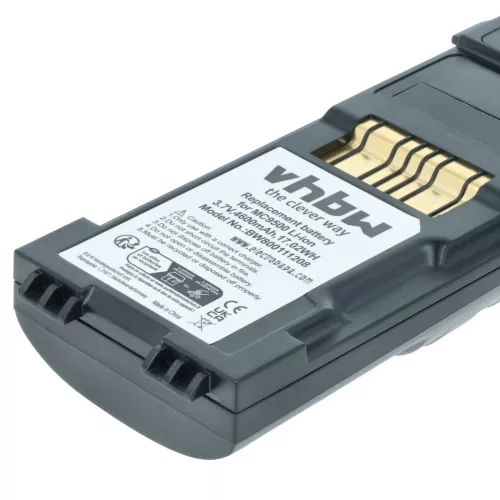 VHBW Battery Symbol 82-111636-01, BTRY-MC95IABA0 - 4600 mAh 3.7 V Li-Ion