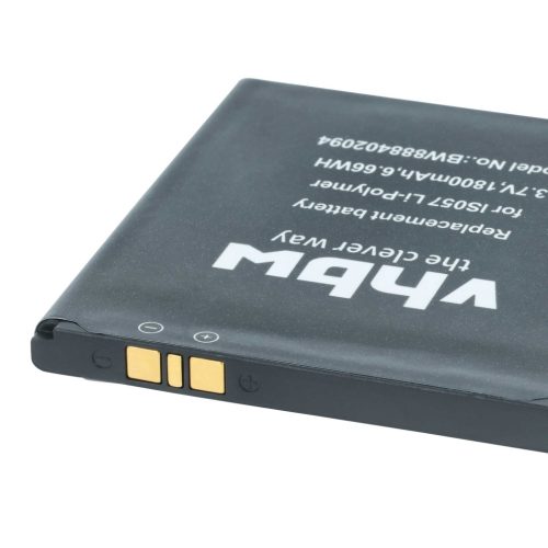 VHBW Akkumulátor Pax IS057 Angelcare vonalkódolvasóhoz - 1800 mAh 3,7 V Li-polymer