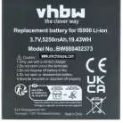 VHBW Card Reader Battery Pax IS900 - 5250 mAh 3.7 V Li-Ion