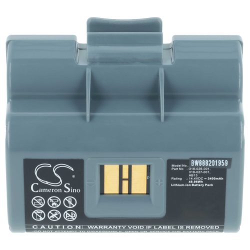 VHBW Printer Battery Intermec 318-026-001, 318-026-003, 318-026-004 - 3400 mAh 14.4 V Li-Ion
