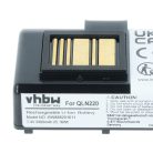 VHBW Printer Battery BTRY-MPP-34MAHC1-01, AT16004, BTRY-MPP-34MA1-01 - 3400 mAh 7.4 V Li-Ion