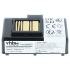 VHBW Printer Battery BTRY-MPP-34MAHC1-01, AT16004, BTRY-MPP-34MA1-01 - 3400 mAh 7.4 V Li-Ion