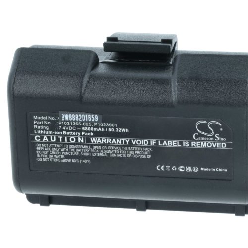 VHBW Printer Battery Zebra AT16004, BTRY-MPP-34MA1-01, BTRY-MPP-34MAHC1-01 - 6800 mAh 7.4 V Li-Ion