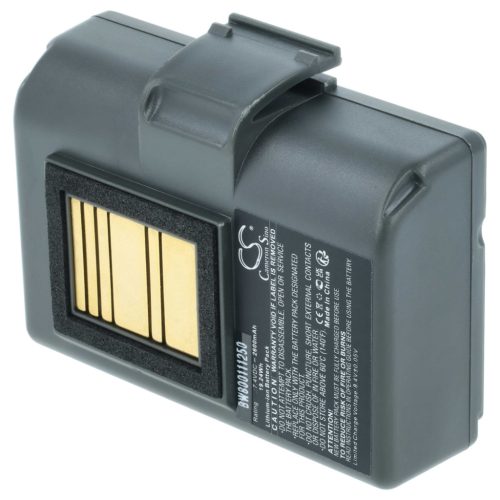 VHBW Printer Battery Zebra AT16004, BTRY-MPP-34MA1-01, BTRY-MPP-34MAHC1-01 - 2600 mAh 7.4 V Li-Ion