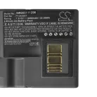 VHBW Printer Battery Zebra BTRY-MPP-68MA1-01, P1050667-016, P1040687 - 4400 mAh 7.4 V Li-Ion