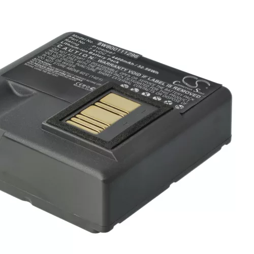 VHBW Printer Battery Zebra BTRY-MPP-68MA1-01, P1050667-016, P1040687 - 4400 mAh 7.4 V Li-Ion