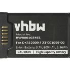 VHBW Telefon Akku A600ST1, 23-001080-00, 23-001059-00 - 800 mAh 3,7 V Li-Ion