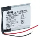Vezeték nélküli fejhallgató akkumulátor Anker 230518, 653035PN2 helyett - 720 mAh 3.7 V Li-polimer