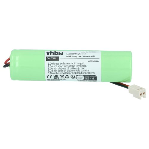 VHBW Battery for NOVIPro 3000BAT, 880BAT - 3500 mAh 2.4 V NiMH