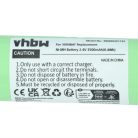 VHBW Battery for NOVIPro 3000BAT, 880BAT - 3500 mAh 2.4 V NiMH
