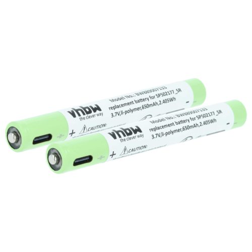 VHBW Flashlight Battery SP502177_SR - 650 mAh 3.7 V Li-polymer