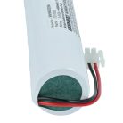 VHBW Vészvilágítás Akkumulátor Schneider 329056000, TD110332 - 4000 mAh 3,6 V NiCd
