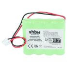 VHBW Emergency Lighting Battery 4BD-AA800BT, 329067840, 513141006 - 800 mAh 4.8 V NiCd