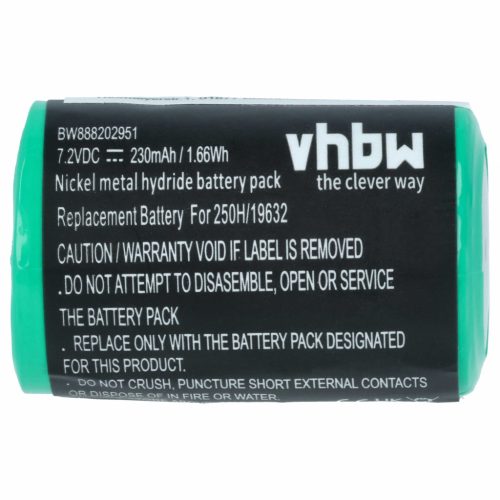 VHBW Medizinisches Gerät Akku Servox 19632 - 230 mAh 7,2 V NiMH