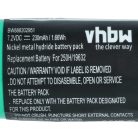 VHBW Medizinisches Gerät Akku Servox 19632 - 230 mAh 7,2 V NiMH