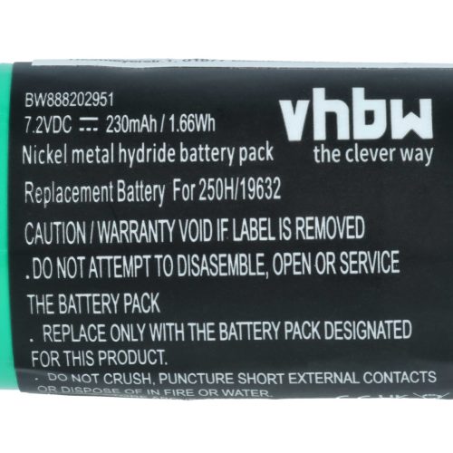 VHBW Medizinisches Gerät Akku Servox 19632 - 230 mAh 7,2 V NiMH