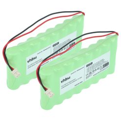   VHBW Alarmanlagen Akku Visonic 100729, 103-300672, GP130AAH6BMX, 0-9912-G - 2000 mAh 9,6 V NiMH