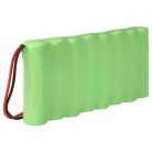 VHBW Alarmanlagen Akku Visonic 100729, GP220AAH8BMX, GP130AAH6BMX - 2200 mAh 9,6 V NiMH