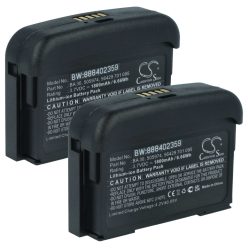   VHBW Battery Sennheiser 505974, 56429 701 095, BA 30 - 1800 mAh 3.7 V Li-Ion