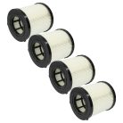 VHBW Vacuum Filter DCV5801H, DCV5801H-XJ - 4x round filter