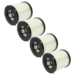 VHBW Vacuum Filter DCV5801H, DCV5801H-XJ - 4x round filter