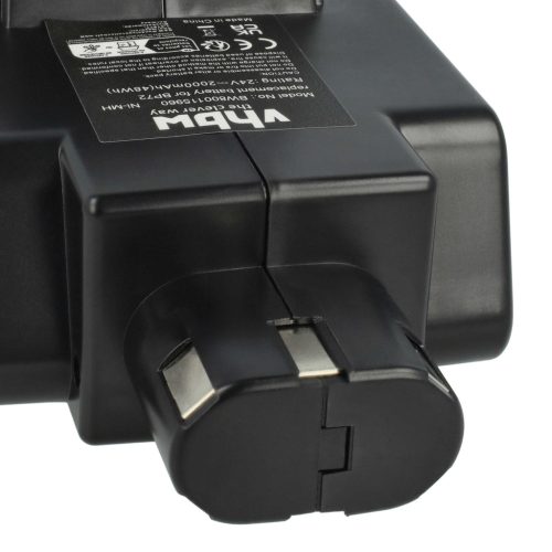 VHBW Electric Tool Battery Hilti BP72, BP60, 331530, BP40 - 2000 mAh 24 V NiMH