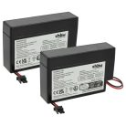 VHBW Akku MP0.8-12H - 800 mAh 12 V AGM