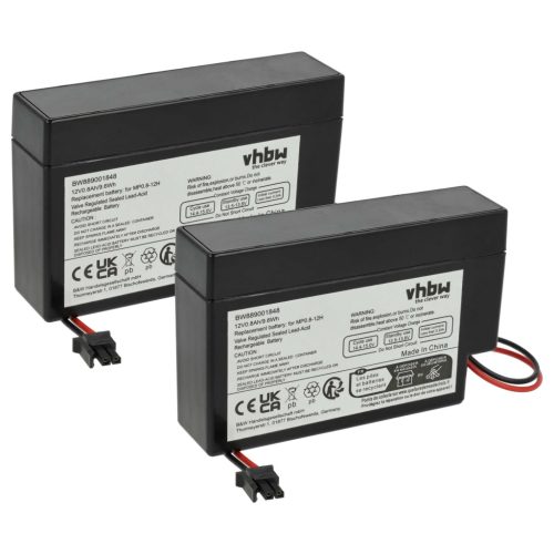 VHBW Akku MP0.8-12H - 800 mAh 12 V AGM