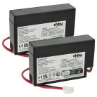 VHBW Universeller Akku MP0.8-12H Ersatz - 800 mAh 12 V AGM