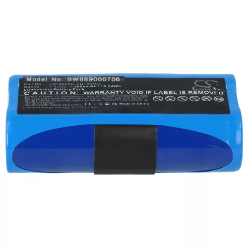VHBW Battery Ingenico LD18650D replacement - 2600 mAh 7.4 V Li-Ion