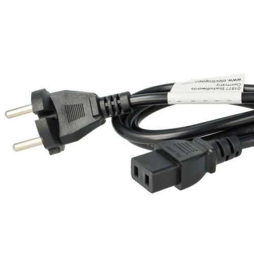 VHBW Hálózati kábel C9 biztonsági dugóval Philips, Roland, Akai, Yamaha eszközökhöz - 230 V