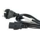 VHBW Hálózati kábel C9 biztonsági dugóval Philips, Roland, Akai, Yamaha eszközökhöz - 230 V