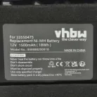 VHBW Sliding Gate Battery Besam 33550475, 550473, 45A020BA00004, 550475 - 1500 mAh 12 V NiMH