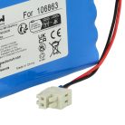 VHBW Kapuvezérlő Akkumulátor Geze 25020, 106863, 20KR15/48, 4894128192794 - 900 mAh 24 V NiMH