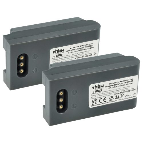 VHBW Mobile computer Battery FBHW26582 - 3600 mAh 3.7 V Li-Ion