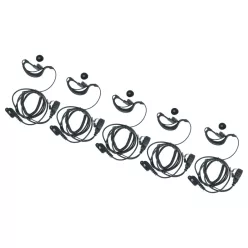   VHBW Radio Headset Yaesu Vertex VX-130 - "Call Receiving Button", Clip Mount