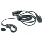 VHBW Radio Headset Yaesu Vertex VX-130 - "Call Receiving Button", Clip Mount