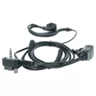 VHBW Radio Headset Yaesu Vertex VX-130 - "Call Receiving Button", Clip Mount