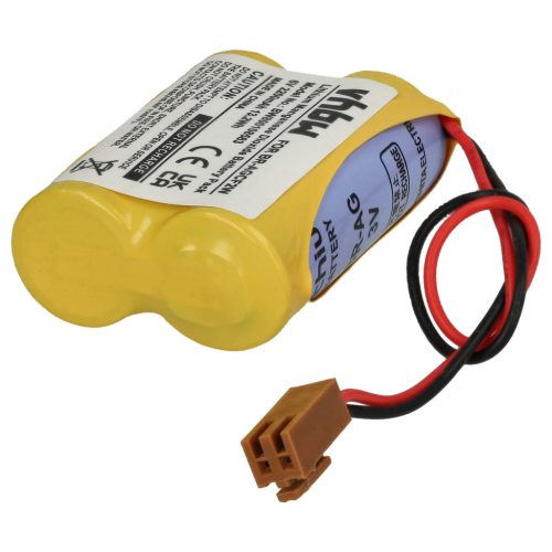 VHBW CNC Controller Battery BR-ACF2P, BR-AGCF2W, BR-AGCF2P - 2200 mAh 6 V Li-MnO2