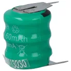 VHBW Battery 3/V80H - 80 mAh 3.6 V NiMH