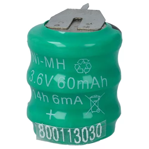 VHBW Battery 3/V80H - 80 mAh 3.6 V NiMH